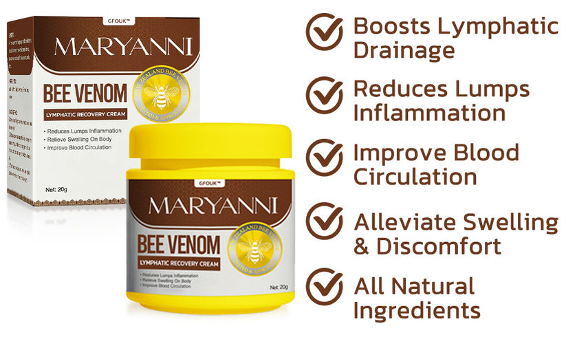 🔥Oferta 2x1🔥Maryanni - Crema de recuperación linfática con veneno de abeja