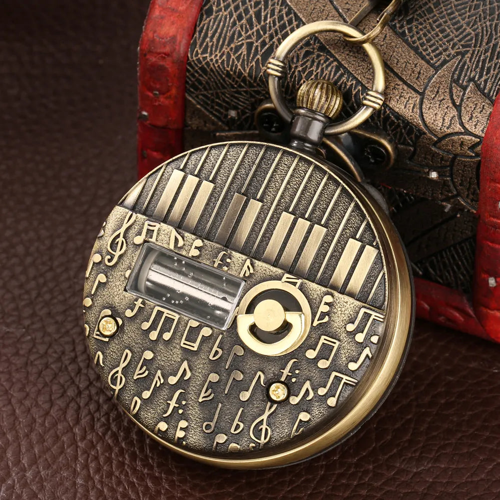 Steampunk - Reloj de bolsillo y caja musical