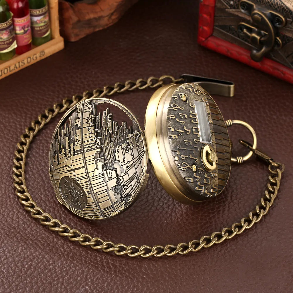 Steampunk - Reloj de bolsillo y caja musical